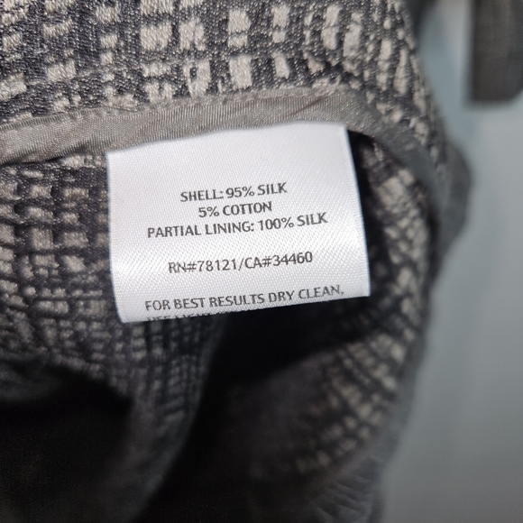 EILEEN FISHER Silk Duster Topper Gray Women's Lightweight Jacket Cardigan $498 - Picture 7 of 12